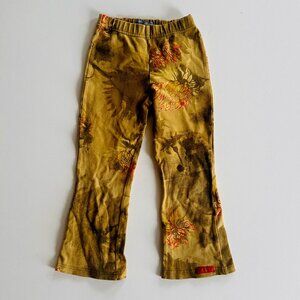 Kenzo Junior Floral Flared Pants — Size 4Y